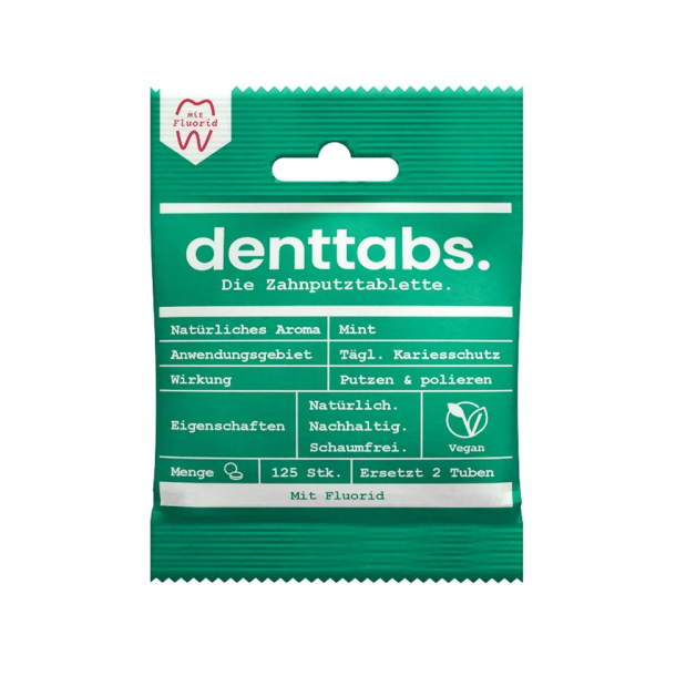 Denttabs The Original - Tandpastapiller med Jordb�rsmag 125 stk
