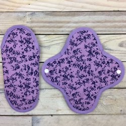 Anae - kologiske Genanvendelige Stofbind - Lilla 2 stk (mini)