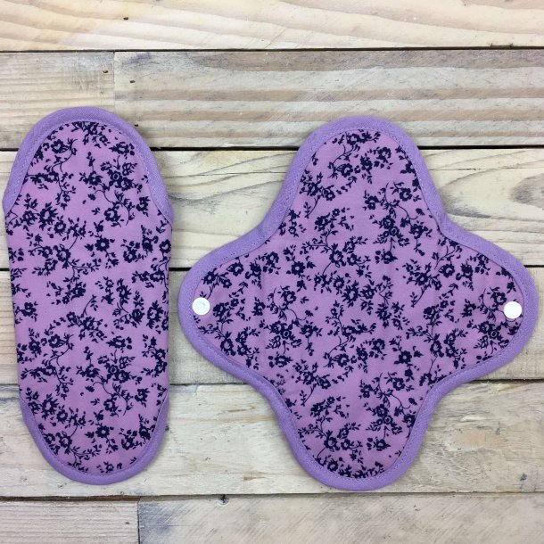 Anae - kologiske Genanvendelige Stofbind - Lilla 2 stk (mini)