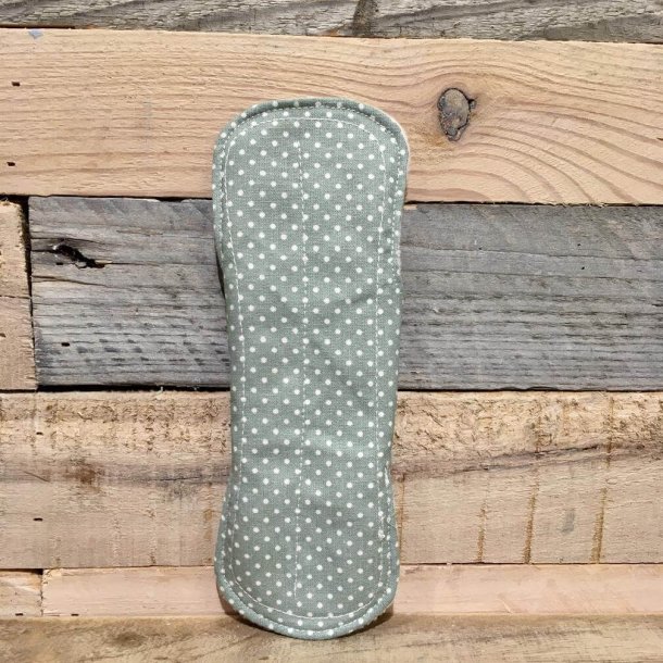 WeeCare - Genanvendelig Trusseindl�g i Bomuld - Dots Verte (1 stk)
