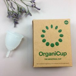 OrganiCup - Menstruationskop med Pose - St�rrelse Mini (17 ml)