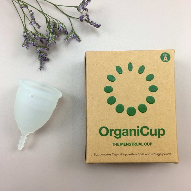 OrganiCup - Menstruationskop med Pose - Strrelse A (25 ml)