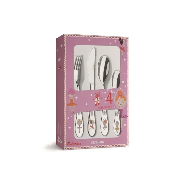 Amefa Ballerina 4320 Mirror 18/10 - 4-Pcs Barn