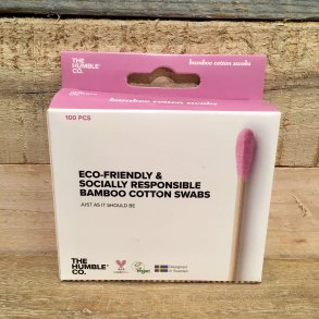The Humble Co. - Bambus Vatpinde i Lyserd (100 stk)