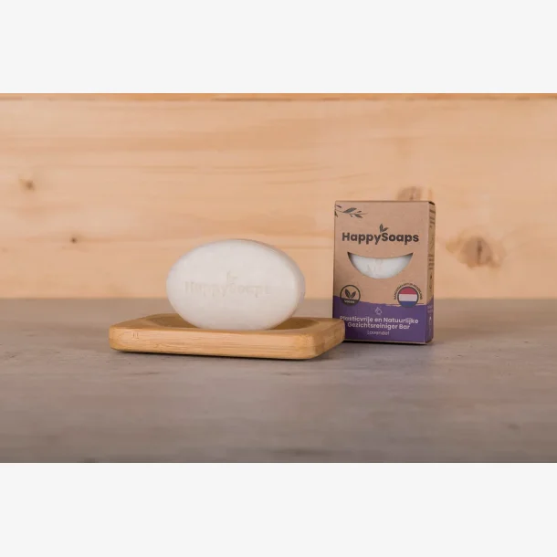 HappySoaps - Ansigtss�bebar med Lavendel 70gr
