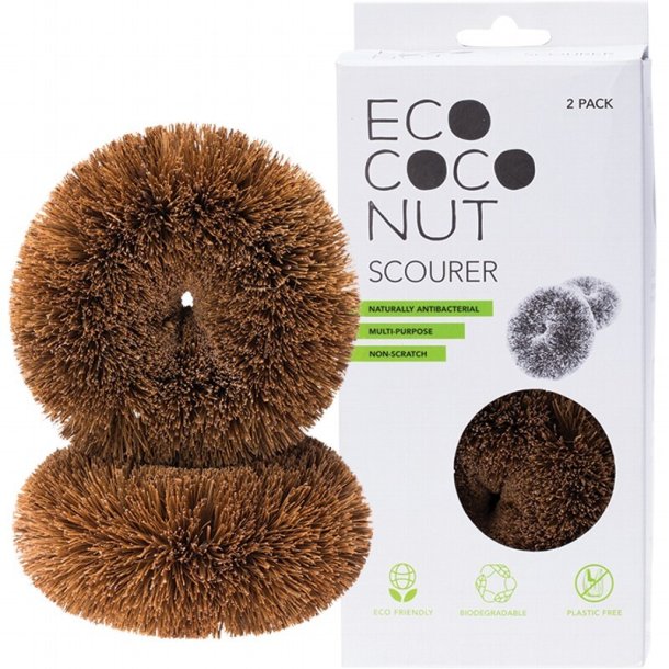 EcoCoconut Skuresvamp Mulit-Purpose 2-Pak