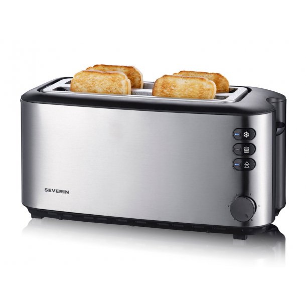 Severin Toaster 1.400 watt Black / Steel