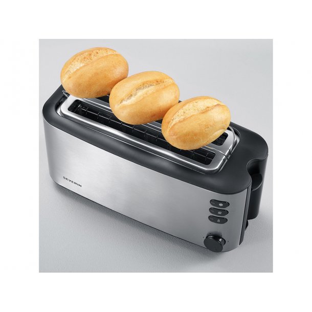 Severin Toaster 1.400 watt Black / Steel