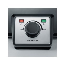Severin dobbelt Vaffeljern 1200 watt Sort