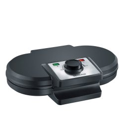 Severin dobbelt Vaffeljern 1200 watt Sort