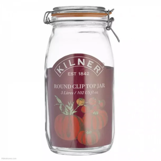 Kilner Sylteglas Rund 3 Liter
