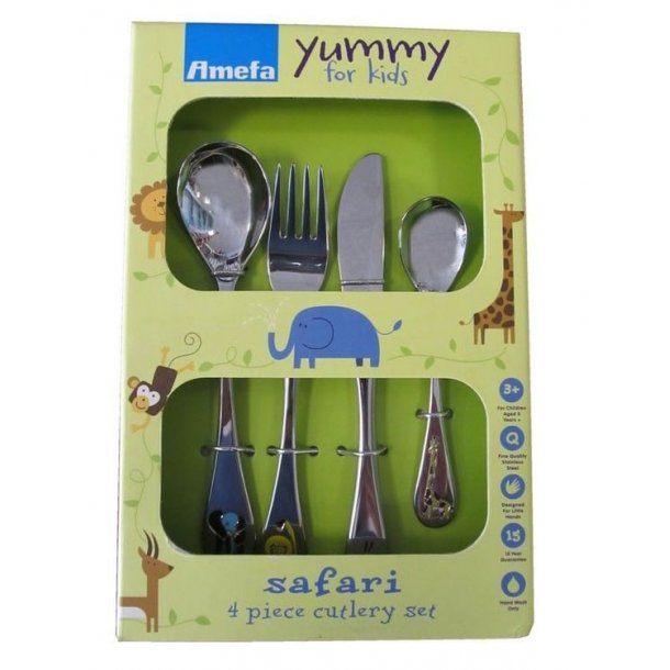 Amefa Safari Mirror 18/0 - 4-Pcs Barn