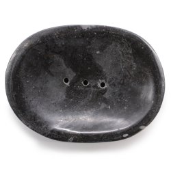AW Klassisk Oval S�besk�l I Sort Marmor