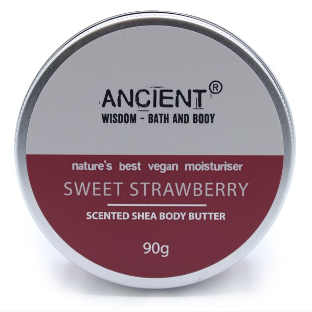 Ancient Scented Shea Body Butter 90g - Sweet Strawberry