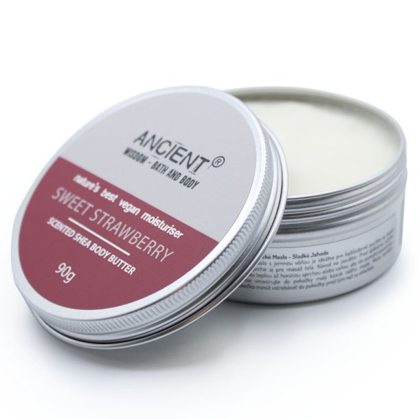 Ancient Scented Shea Body Butter 90g - Sweet Strawberry