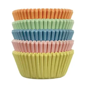 PME Muffinsform 100 stk - Pastel Farver 35MM