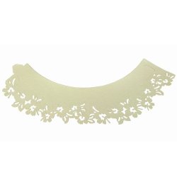 PME Cupcake Wrappers Blomster Ivory