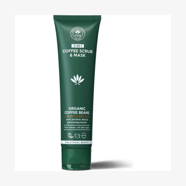 PHB Organic 2-in-1 Coffee Scrub &amp; Mask