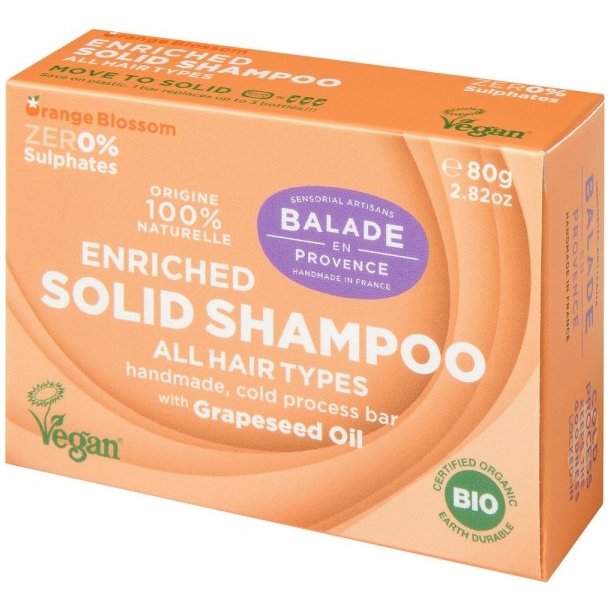 Balade en Provence - kologisk Enriched Shampoo Bar Normal Hair (80 g)