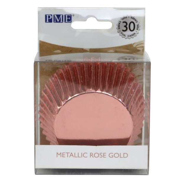 PME Muffinsform 30 stk - Rose Guld