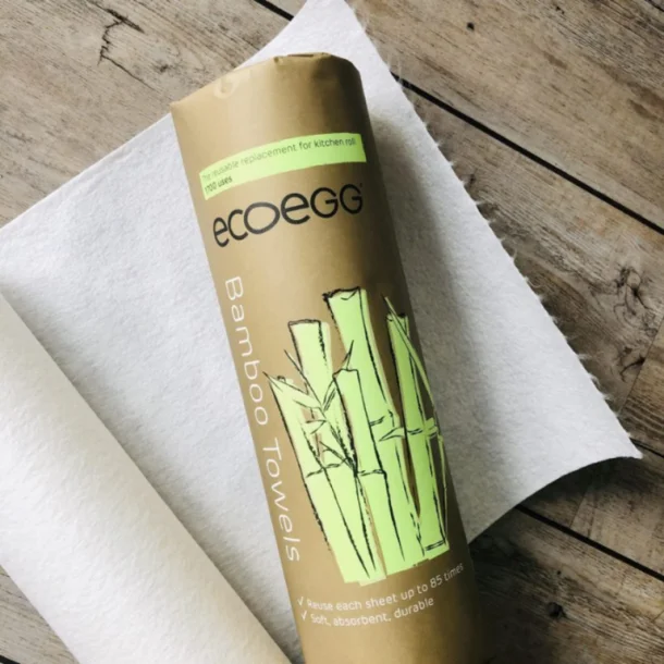 Ecoegg K�kkerulle i Bambus 20 stk - Kan Genbruges