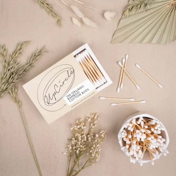 UpCircle Bambus Vatpinde (200 stk)