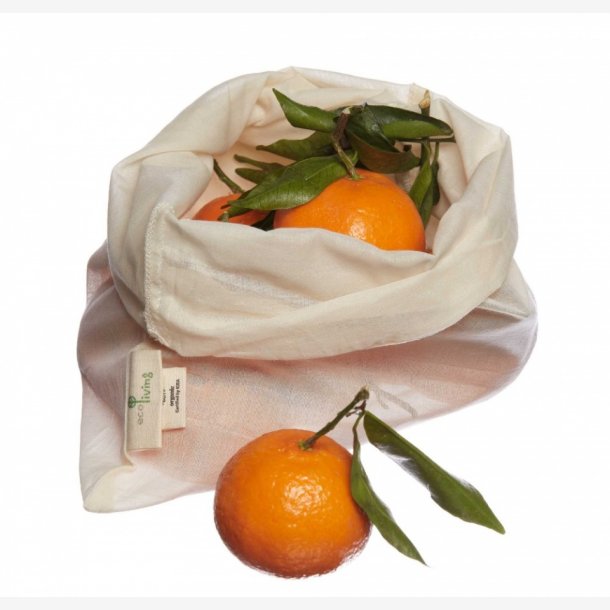 Ecoliving Opbevaringspose til Gr�ntsager i Jute 3 Pak