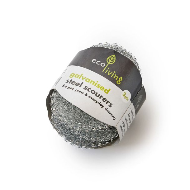 Ecoliving - St�lsvampe til Reng�ring (3 stk)
