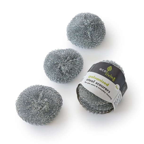 Ecoliving - St�lsvampe til Reng�ring (3 stk)