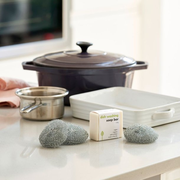 Ecoliving - St�lsvampe til Reng�ring (3 stk)