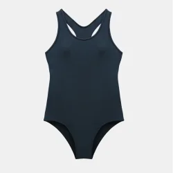 WUKA Racerback  Menstruationsbadedragt Medium Flow - Sort