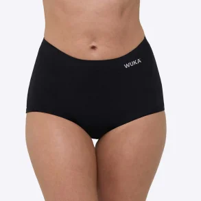 WUKA Menstruationsboxer Shorts - Seamless Brief - Heavy Flow - Sort