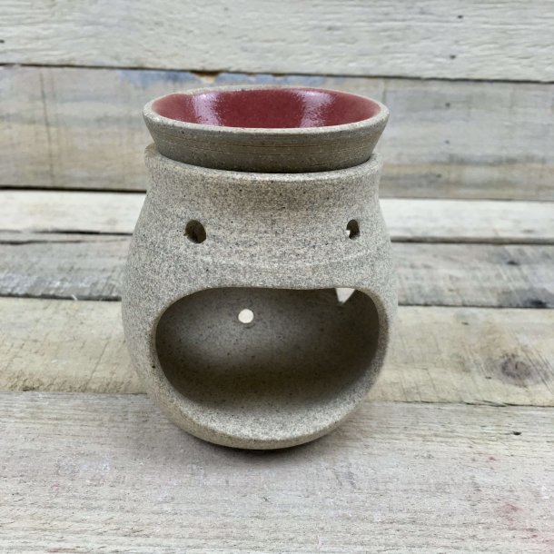 Oliebrnder i Keramik med Rd Skl