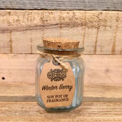 Sojalys i Krukke med Duft - Winter Berry (60g)