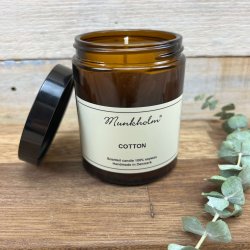 Munkholm - Soyalys i glas Cotton (180ml)