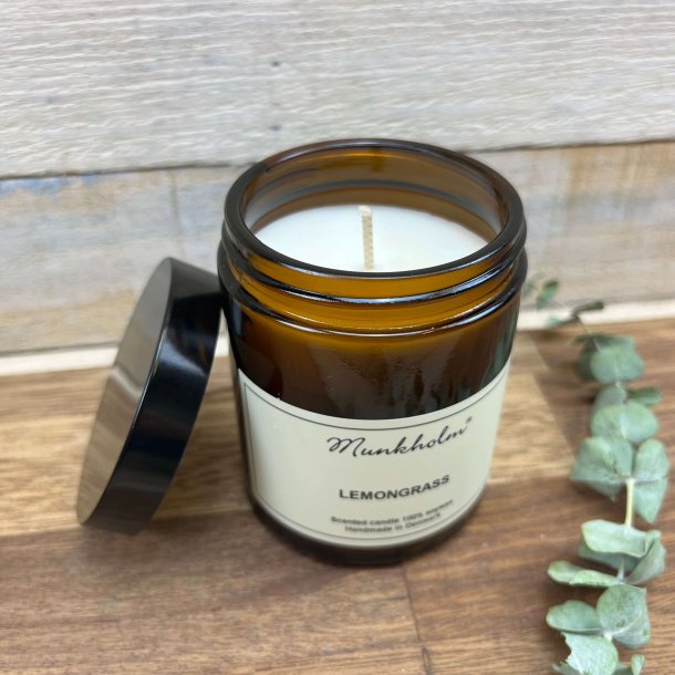 Munkholm - Soyalys i glas Lemongrass/Citrongrs (180ml)