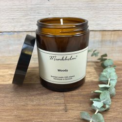 Munkholm - Soyalys i glas Woody (180ml)