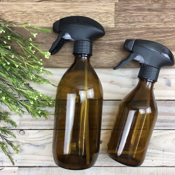Amber Glasflaske med Trigger/Forst�ver 1 Liter