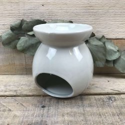Oliebr�nder Klassisk Hvid 1stk