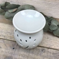 Oliebrnder Klassisk Hvid 1stk