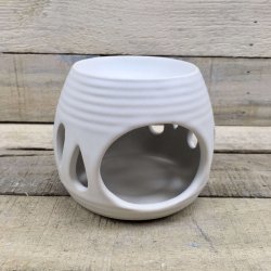 Oliebrnder Simple - Hvid