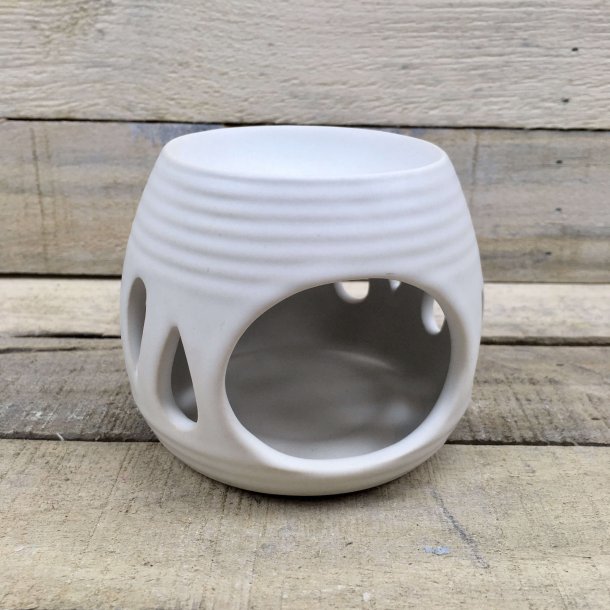 Oliebrnder Simple - Hvid