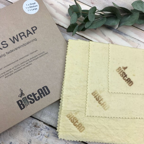 Bistad - Bivoks Wrap - Small / Medium / Large (3 stk)