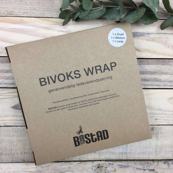 Bistad - Bivoks Wrap - Small / Medium / Large (3 stk)