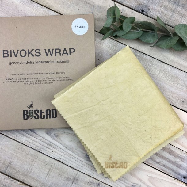 Bistad - Bivoks Wrap - Large (2 stk)