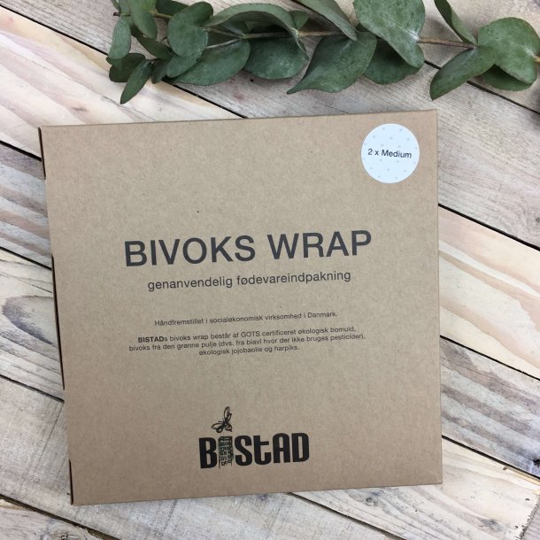 Bistad - Bivoks Wrap - Medium (2 stk)