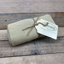 Solwang - Hndklde i kologisk Bomuld - Lys Oliven (1 stk)