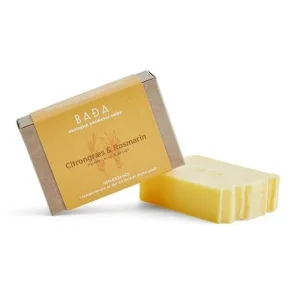Bada - �kologisk S�bebar til Ansigt/H�nder/Krop med Citrongr�s & Rosmarin (100 g)