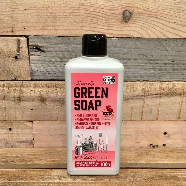 Marcel Green Soap - Flydende opvaskemiddel Radish &amp; Bergamot (500 ml)