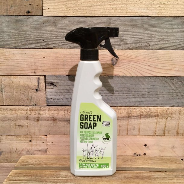 Marcel Green Soap - Universalrengring Spray Basil &amp; Vetiver Grass (500 ml)